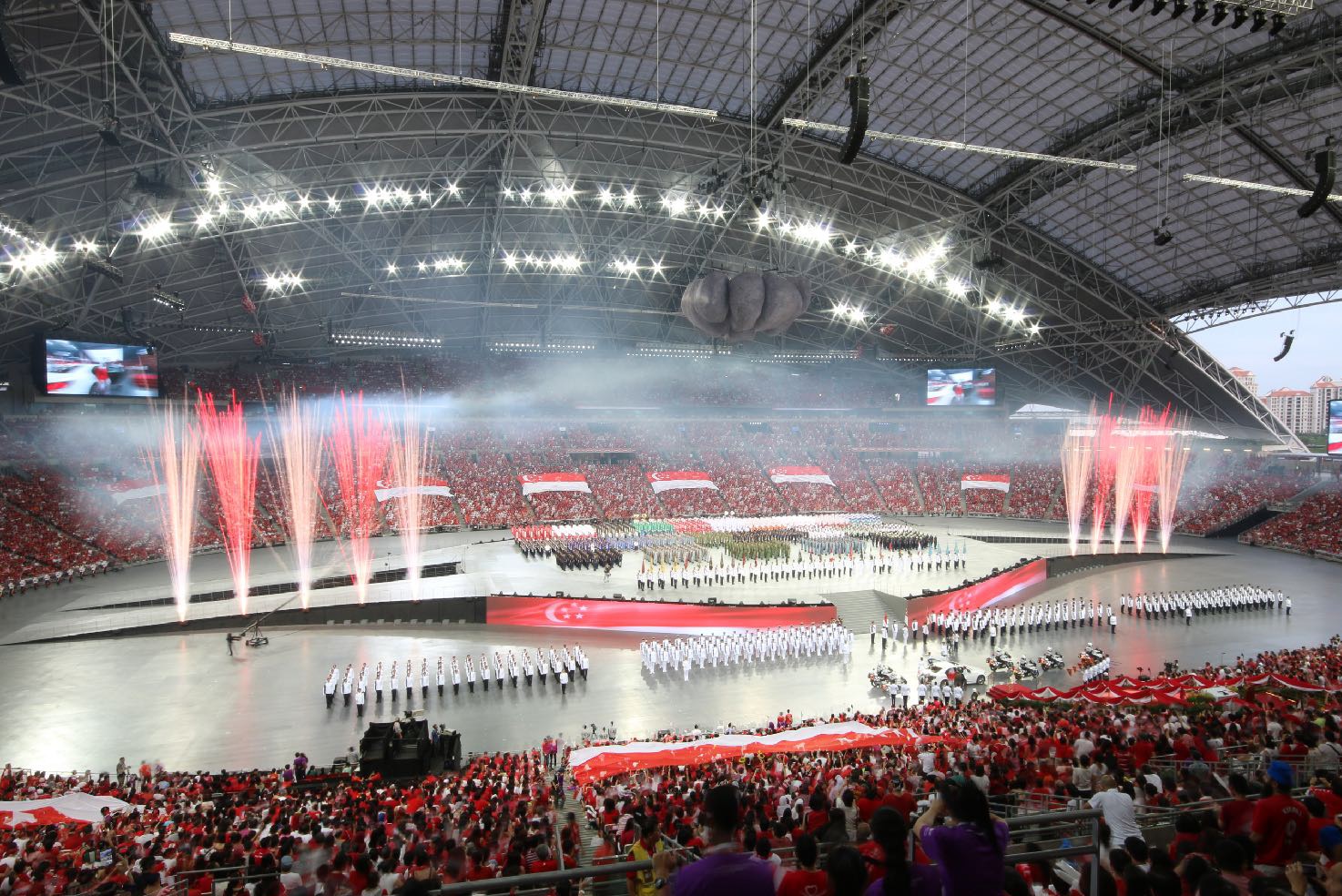 Singapore National Day Parade Fireworks