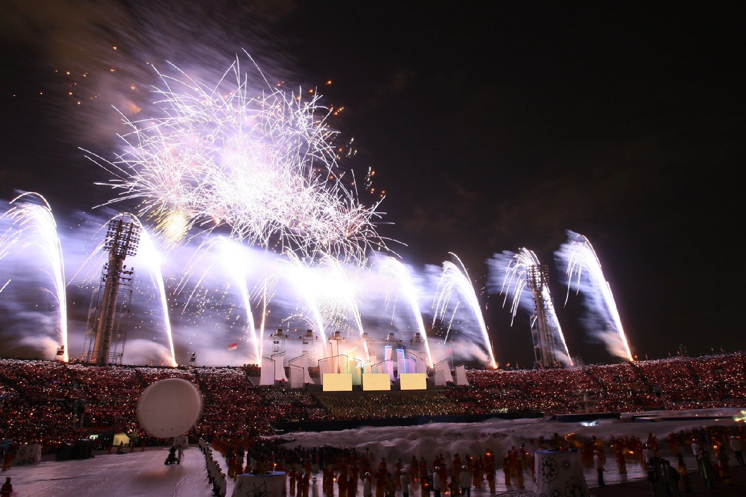 Singapore National Day Parade Fireworks